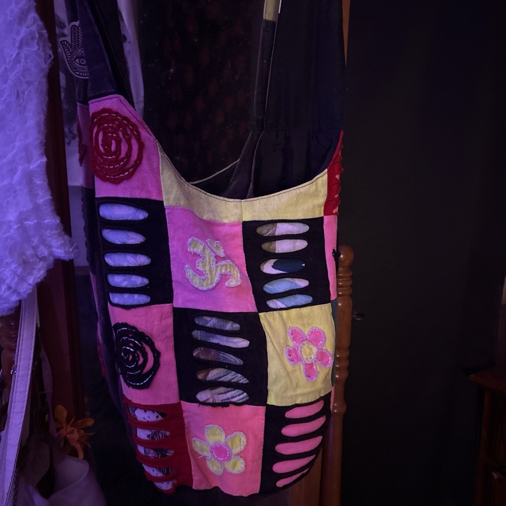 Hippie Laundry Multicolor Patchwork Shoulder Bag … - image 3